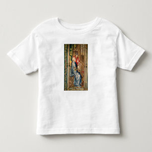 記述を書いている筆記者 トドラーTシャツ