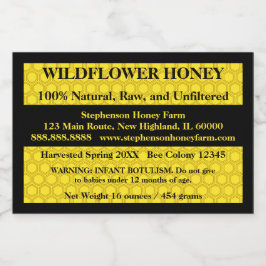 記述的なハニージャー（バージョン3） フードラベル