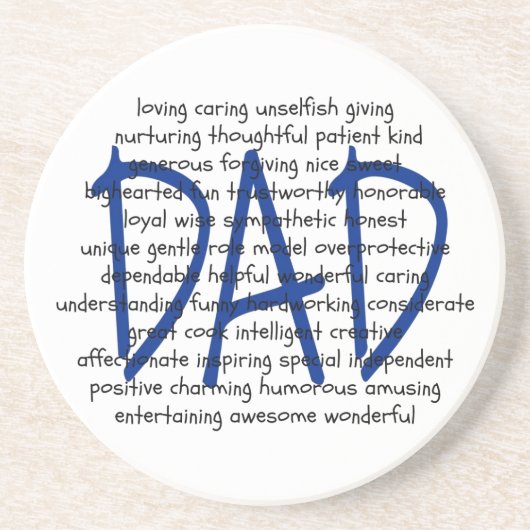 記述語のパパ コースター (正面)