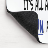 記録します-サイズ、持続期間および頻度マウスパッド マウスパッド (コーナー)