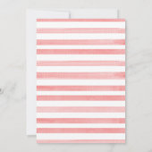 記録に残る1冊 ピンクブック ファーストバースデー 招待状 (裏面)