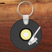 記録の針 キーホルダー (正面)