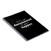 記録もしされてない起こらなかった ノートブック (右側)