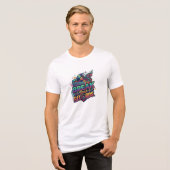 記録を打ち破れ。Tシャツ トライブレンドＴシャツ (正面全面)