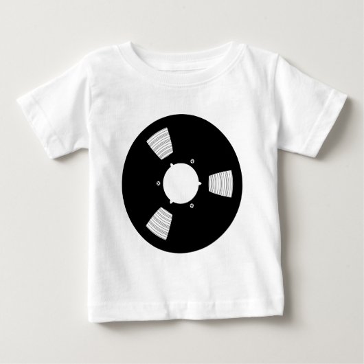 記録テープスプール ベビーTシャツ (正面)