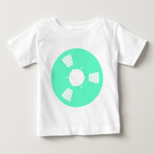 記録テープスプール ベビーTシャツ (正面)