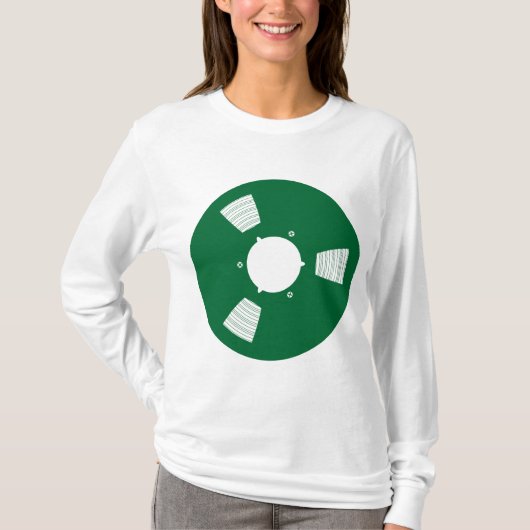 記録テープスプール Tシャツ (正面)