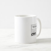 記録係にニースがあって下さい コーヒーマグカップ (正面右)