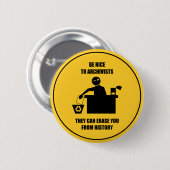 記録係にニースがあって下さい 缶バッジ (正面&裏面)