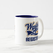 記録係(世界のベスト)のためのギフトのアイディア ツートーンマグカップ (正面右)