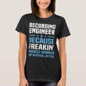 記録技術者 Tシャツ (正面)