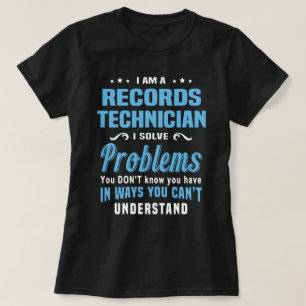 記録技術者 Tシャツ