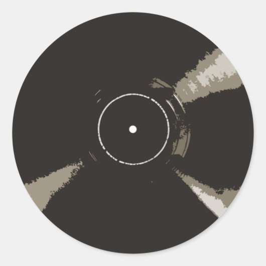 記録的なステッカー ラウンドシール (正面)