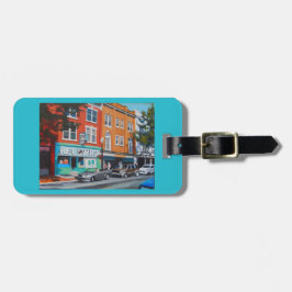 記録的なバーが付いている荷物のラベル ラゲッジタグ