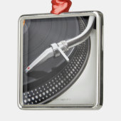 記録的な針のスタイラス メタルオーナメント (左)