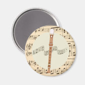 記録装置ミュージカル楽器及び楽譜磁石 マグネット (正面/裏面)