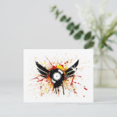 記録飛んでいる ポストカード (スタンド正面)