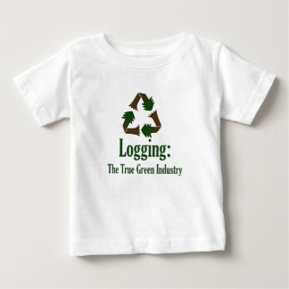 記録: 緑の企業 ベビーTシャツ