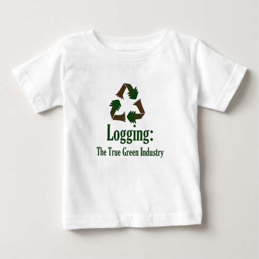 記録: 緑の企業 ベビーTシャツ (正面)