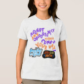 訪れるチャンスはすべて受け入れる トライブレンドTシャツ (正面)