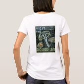 訪問して下さいアクアリウム- WPAポスター-を Tシャツ (裏面)