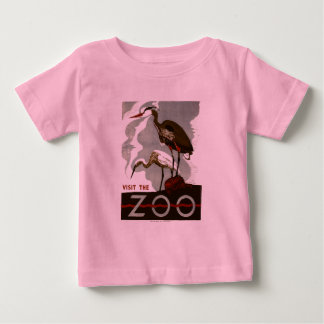 訪問して下さい動物園- WPAポスター-を ベビーTシャツ