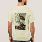 訪問して下さい動物園- WPAポスター-を Tシャツ (裏面)