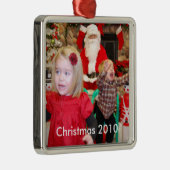 訪問のサンタのクリスマス2010年 メタルオーナメント (右)