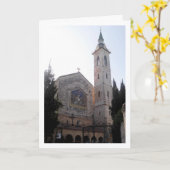 訪問の教会, エルサレム, イスラエル カード (黄色い花)