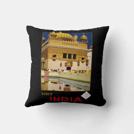 訪問インド クッション (裏面)