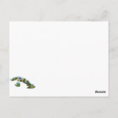 "訪問キューバ"の郵便はがき ポストカード (裏面)