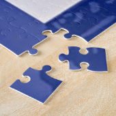 訪問ギリシャのSantoriniのヴィンテージ旅行ポスター ジグソーパズル (側面)