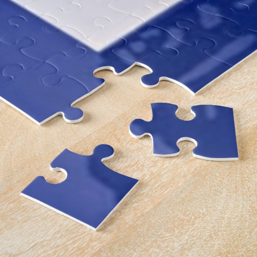 訪問ギリシャのSantoriniのヴィンテージ旅行ポスター ジグソーパズル (側面)