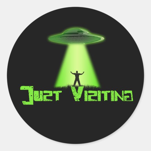 訪問ステッカー ラウンドシール (正面)