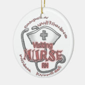 訪問ナース公理 セラミックオーナメント (左)