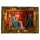 訪問ベビーイエスクリスマス ラージペーパーバッグ (裏面)