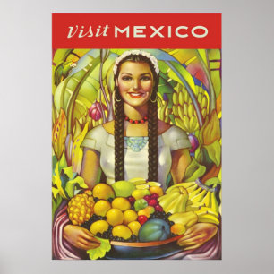 訪問メキシコ ポスター