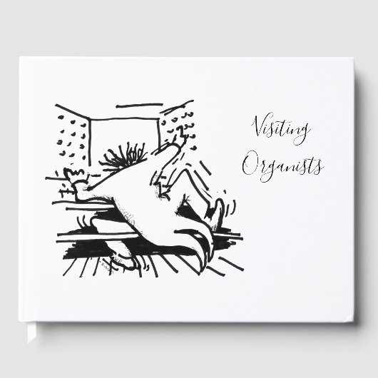 訪問機関向け非公式ゲストブック ゲストブック (正面)