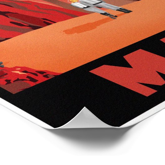 訪問火星 ポスター (角)