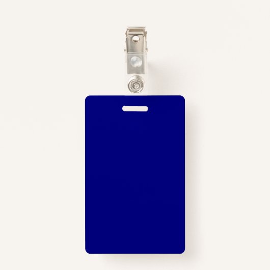 訪問者が会社名ロゴブルーをパス バッジ (裏面クリップ)