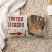 訪問者のロッカーの枕 ランバークッション (ブランケット)