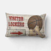 訪問者のロッカーの枕 ランバークッション (裏面)