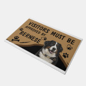 訪問者はSpringer Berneseによって承認されなければならない ドアマット (アングル)