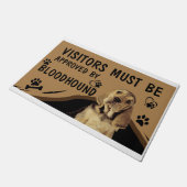 訪問者はSpringer Bloodhoundによって承認されなければならない ドアマット (アングル)