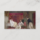 訪問者を歓迎します、1867年(キャンバスの油) 名刺 (裏面)