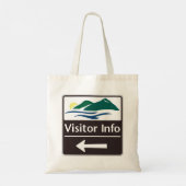 訪問者情報サイン案内トートバッグ トートバッグ (裏面)