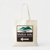 訪問者情報サイン案内トートバッグ トートバッグ (正面)