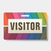 訪問者IDカード バッジ (正面)