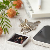 訪問 キーホルダー (側面)