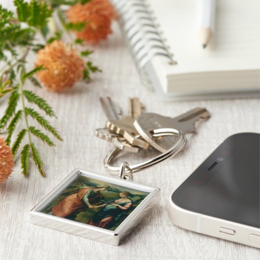 訪問 キーホルダー (側面)